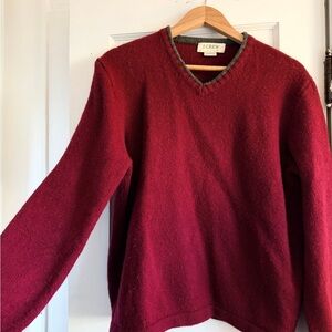 J.Crew Neck Sweater 100% lambs wool